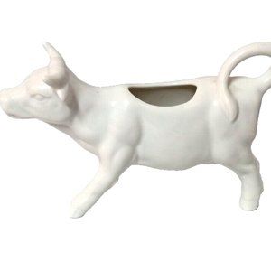 Vintage White Cow Milk Creamer HIC JAPAN kitchen dining creamers